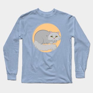 Fluffy cat Long Sleeve T-Shirt